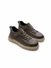 Ghete Barbati din piele naturala R028-1 GREY | ADVANCER