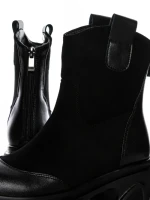 Ghete Dama din piele naturala 2202-1 BLACK | ADVANCER