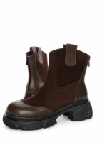 Ghete Dama din piele naturala 2202-1 COFFEE | ADVANCER