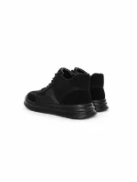 Ghete Barbati din piele naturala CM611R BLACK | ADVANCER