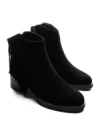 Ghete Dama din piele naturala 963-5 BLACK | ADVANCER