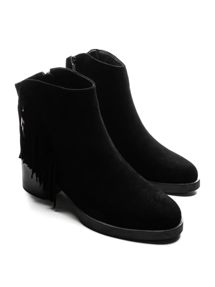 Ghete Dama din piele naturala 963-5 BLACK | ADVANCER
