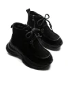 Ghete Dama din piele naturala 8601 BLACK | ADVANCER