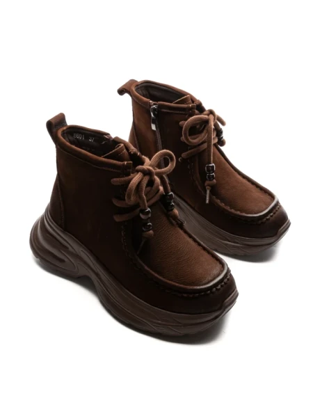 Ghete Dama din piele naturala 8601 BROWN | ADVANCER