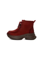 Ghete Dama din piele naturala 8601 RED | ADVANCER