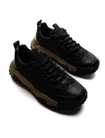 Pantofi Sport Barbati din piele naturala 9639 BLACK | ADVANCER