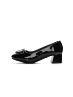Pantofi cu toc din piele naturala TP508-53 BLACK | ADVANCER