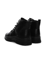 Ghete Dama din piele naturala BY6523 BLACK | ADVANCER