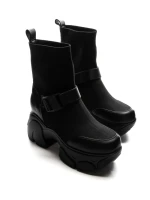 Ghete Dama din piele naturala 88H902 BLACK | ADVANCER