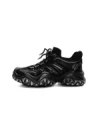 Pantofi Sport Barbati din piele naturala 5351 BLACK-GUN | ADVANCER