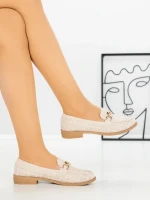 Pantofi Casual Dama ZU117-7 BEIGE | BELLICY