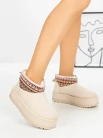 Ghete UG Dama L-392 BEIGE | BELLICY