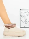 Ghete UG Dama L-392 BEIGE | BELLICY