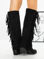 Cizme Dama cu Toc QT07-103 BLACK | BELLICY