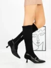 Cizme Dama cu Toc J6175 BLACK | MIA SHOES