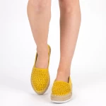 Дамски ежедневни обувки FD37 Жълто (L30) Mei