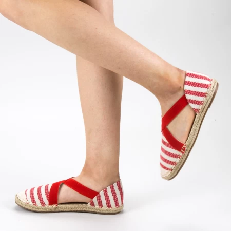 Дамски сандали WH18 Червено (C04) Mei