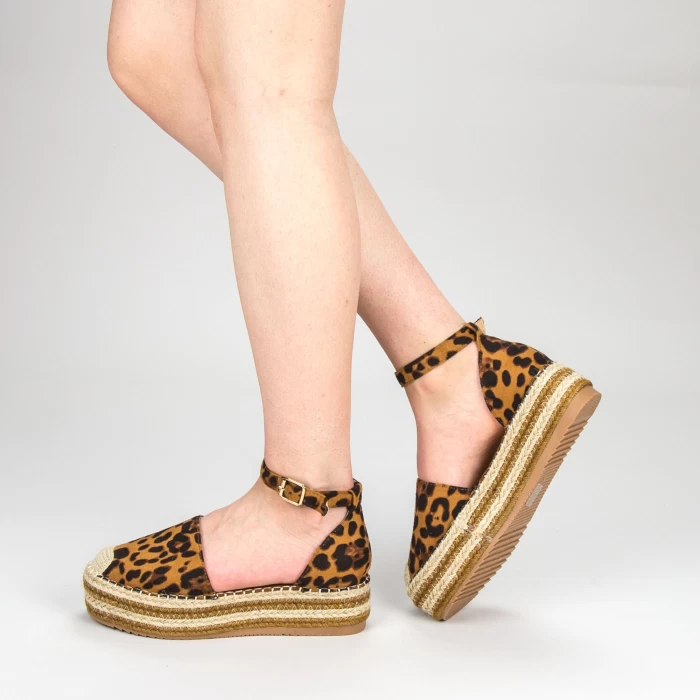 Дамски ежедневни обувки на платформа FS3 Леопард (D36) Mei