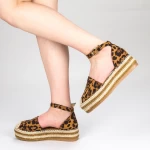 Дамски ежедневни обувки на платформа FS3 Леопард (D36) Mei