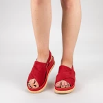 Дамски сандали G202 Червено (L64) Mulanka