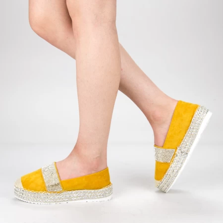 Дамски ежедневни обувки VB9209 Жълто (K23) Vera Blum