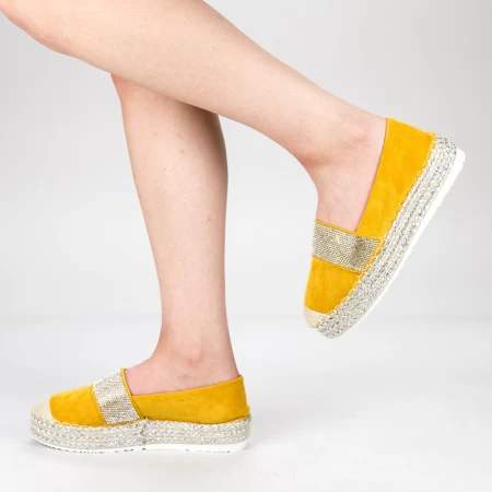 Дамски ежедневни обувки VB9209 Жълто (K23) Vera Blum