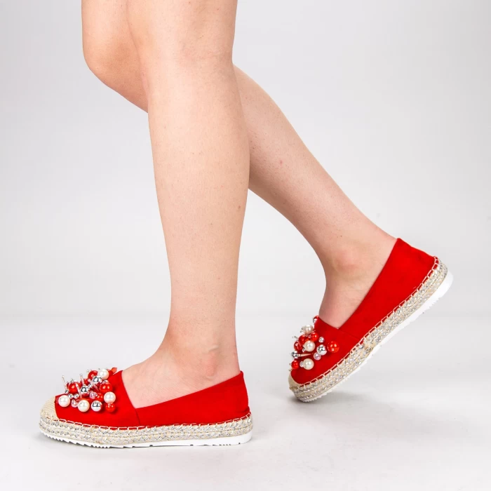 Дамски ежедневни обувки L626 Червено (D10) Sweet Shoes