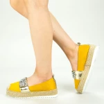 Дамски ежедневни обувки на платформа BL0003 Жълто (L23) Botinelli