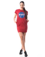 Дамска рокля 8121 NASA бордо (G29) Adrom