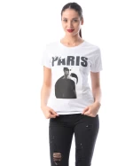 Дамска тениска 8127 PARIS Бял (G32) Adrom