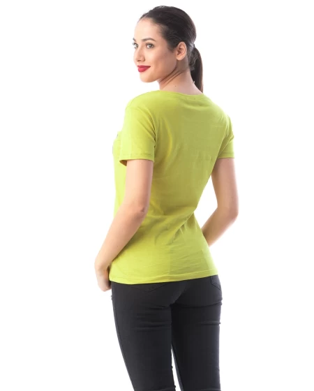 Дамска тениска 8127 PARIS Жълто (G32) Adrom