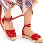 Дамски ежедневни обувки HJ8 Червено (C41) Mei