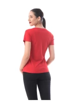 Дамска тениска 8180 Червено (G07) Adrom