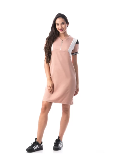 Дамска рокля 8286 Розов (G14) Adrom