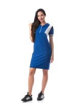 Дамска рокля 8286 Синьо (G14) Adrom