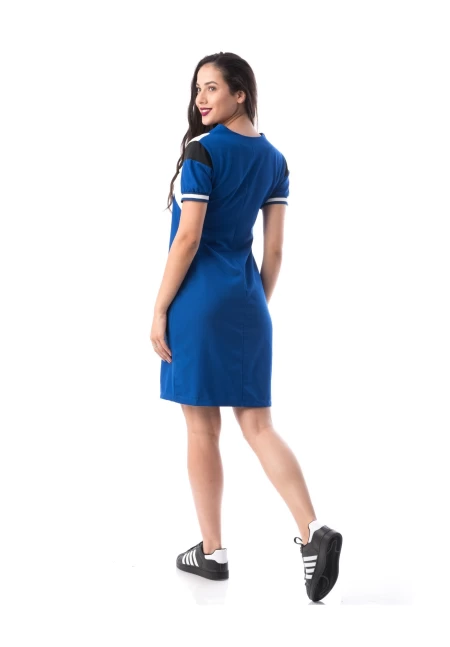 Дамска рокля 8286 Синьо (G14) Adrom