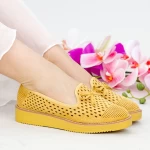 Дамски ежедневни обувки DS6 Жълто (B15) Mei