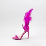 Дамски сандали с тънък ток XKK232 Роуз (L82) Mei