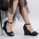 Дамски сандали на платформа XDT271A Черен (M20) Mei