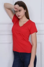 Дамска тениска 8328 Червено (G68) Adrom