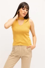 Дамска тениска 095 Жълто (G01) Adrom