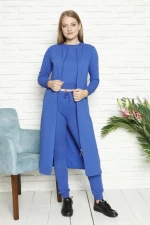 Дамски костюм от 3 части CM3708 Синьо (G74) Fashion