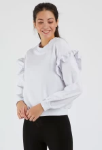 Дамска блуза 9127 Бял (G48) Adrom
