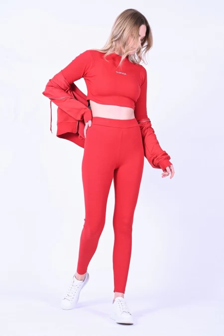 Дамски костюм 9550 Червено (G12) Adrom