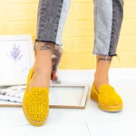 Дамски ежедневни обувки DS21 Жълто (D27) Mei