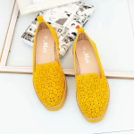 Дамски ежедневни обувки DS21 Жълто (D27) Mei