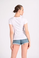 Дамска тениска 9631 Бял (Q06) Adrom