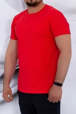Мъжка тениска D236 Червено (G53) Fashion