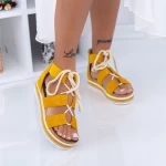 Дамски сандали LM331 Жълто (B18) Mei