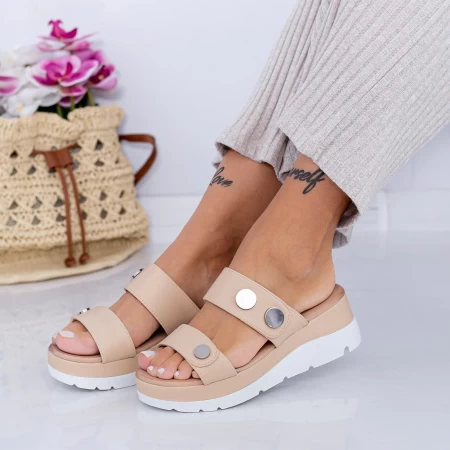 Чехли за жени FS53 Бежово (N18) Mei